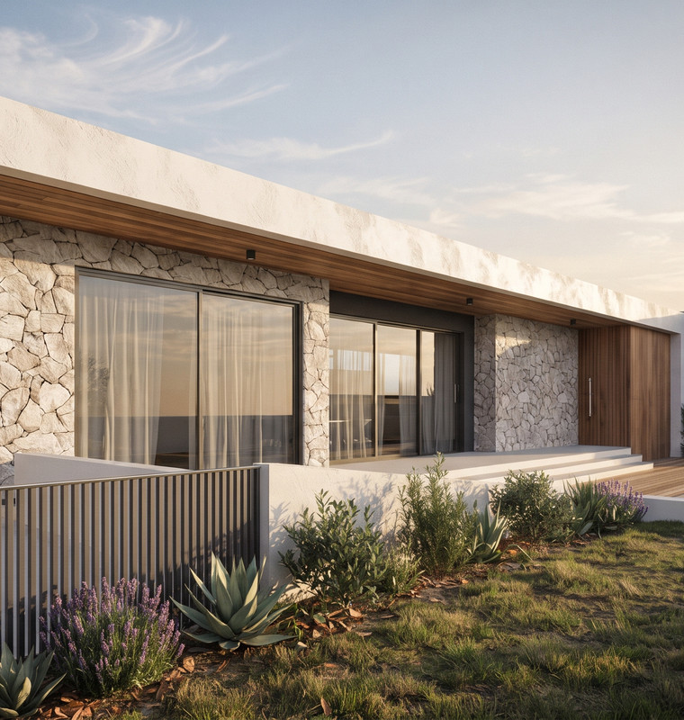 Residence E2 at Kellaki Hills. Computer-generated image.